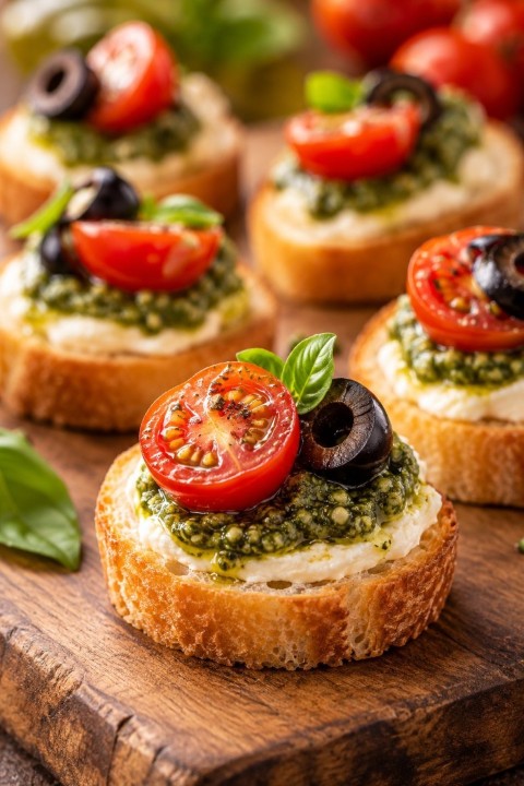 Canapé pesto